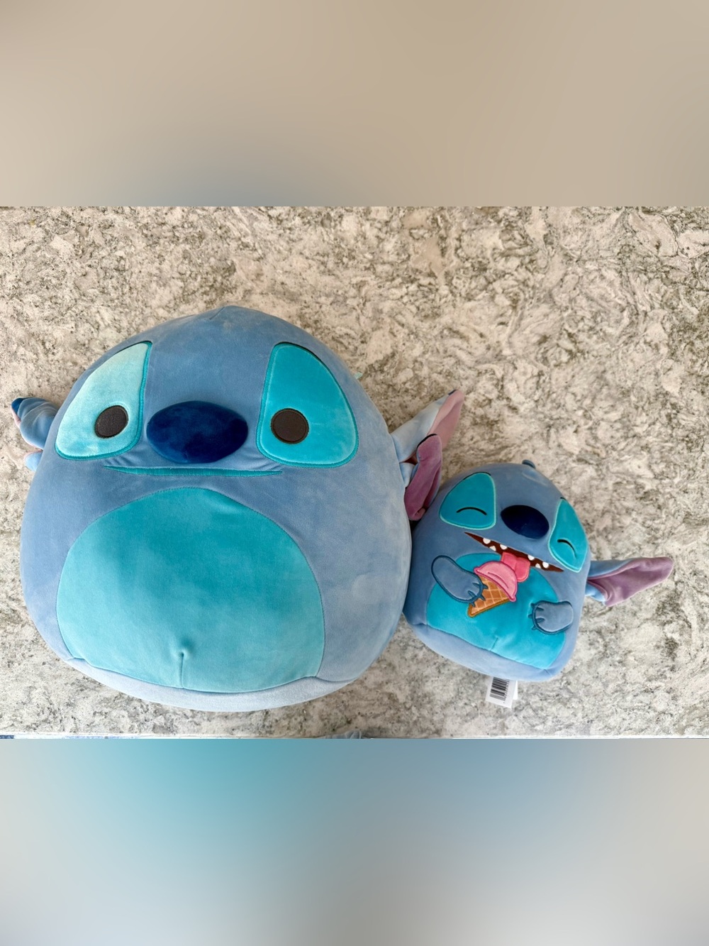Squishmallows Blue Teal Stitch Plush Duo